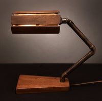Walnut Slatted Desk Lamp