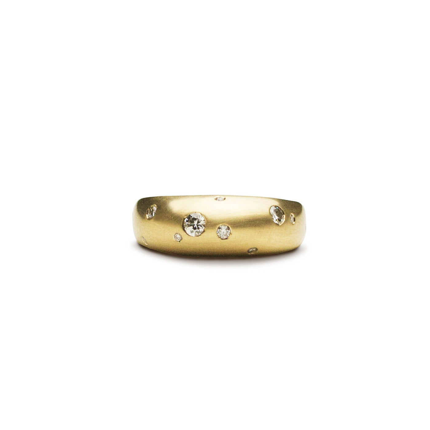 Liquid Gold Melee Single Dome Ring