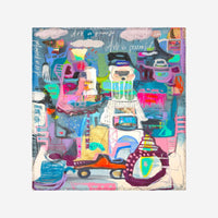Art is Powerful Silk Modal Scarf