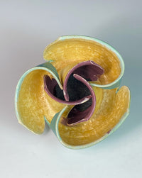 Crystalline Ikebana Topiary with Burgundy II