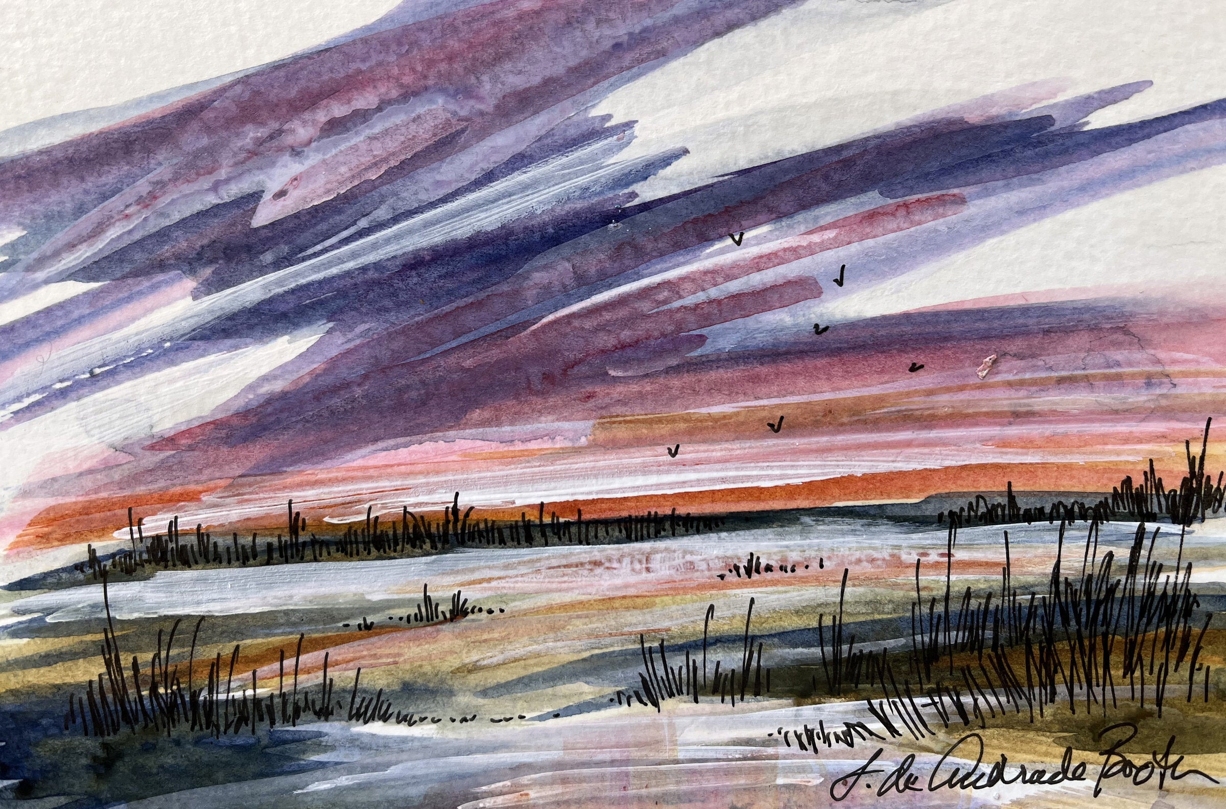 Sunset on the Marsh