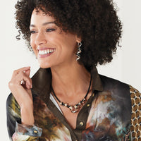 Mirrored Helix Necklace