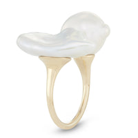 Petal Pearl Statement Ring