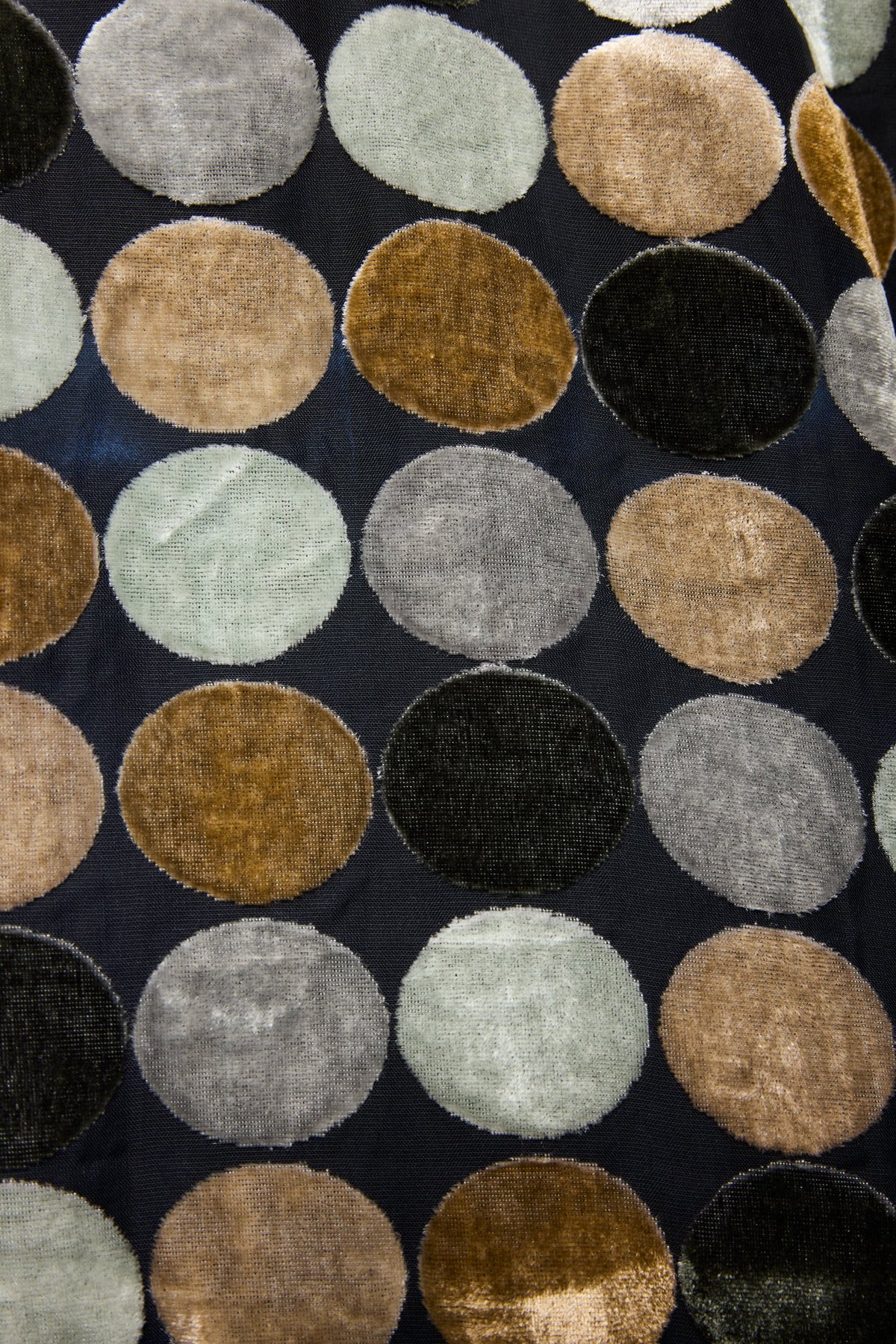 Golden Velvet Dots