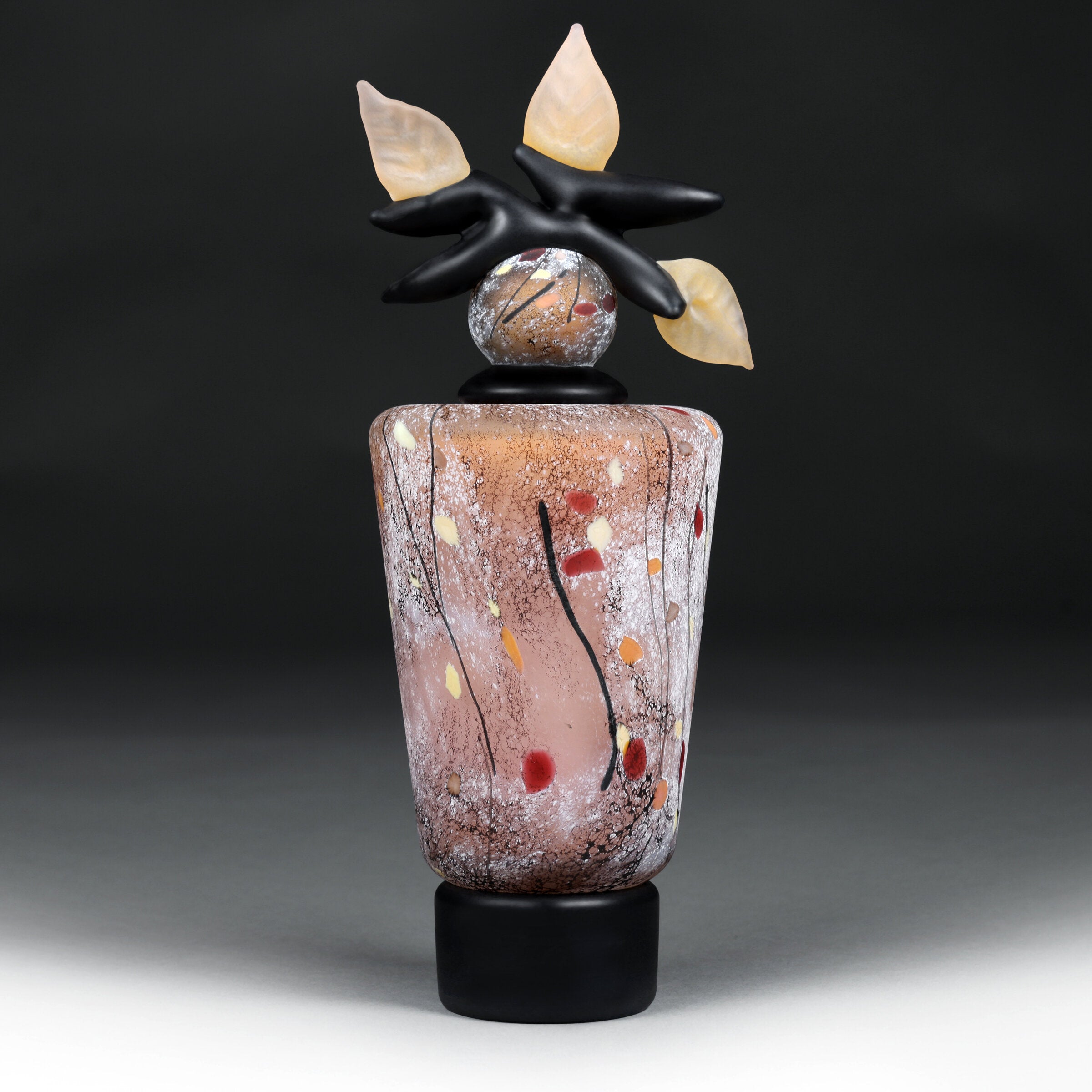 Autumn Rose Tall Tapered Cylinder