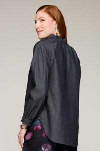 Chambray Beatrice Blouse