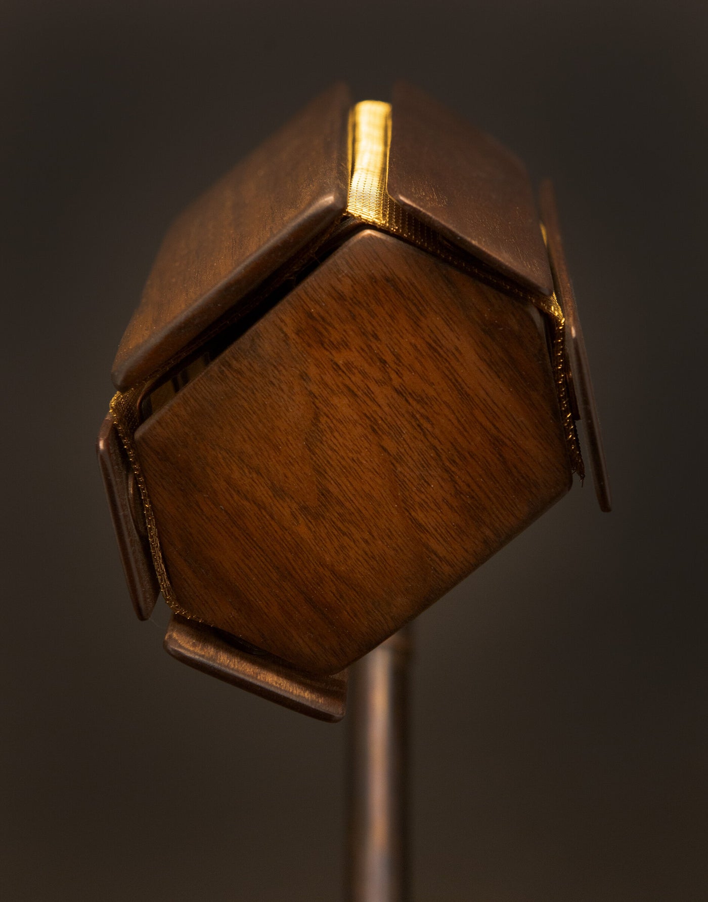 Walnut Slatted Desk Lamp