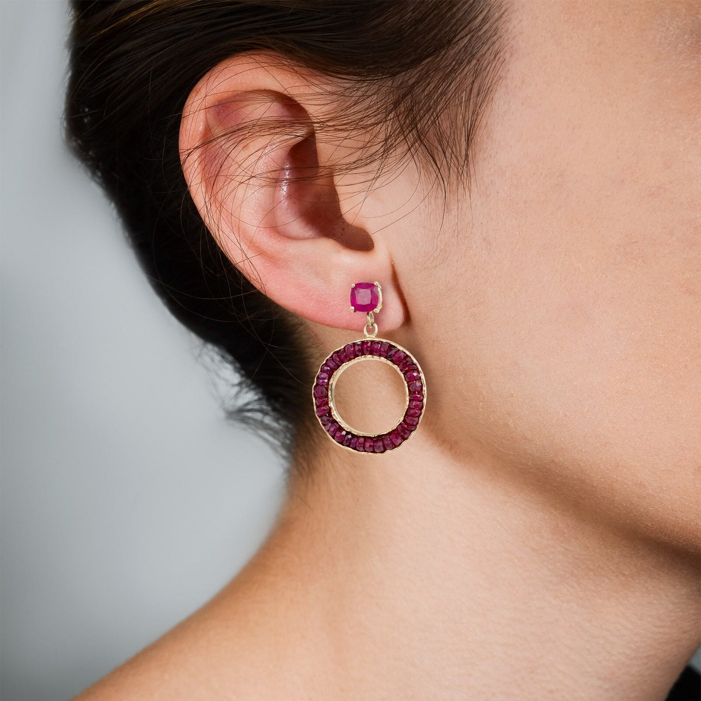 Ruby Treasure Earrings