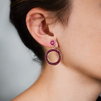 Ruby Treasure Earrings