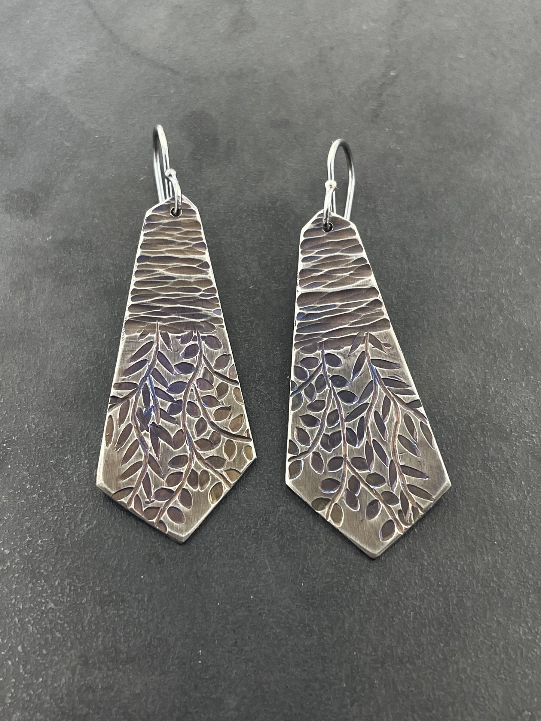 Geometric Raindrop Earrings