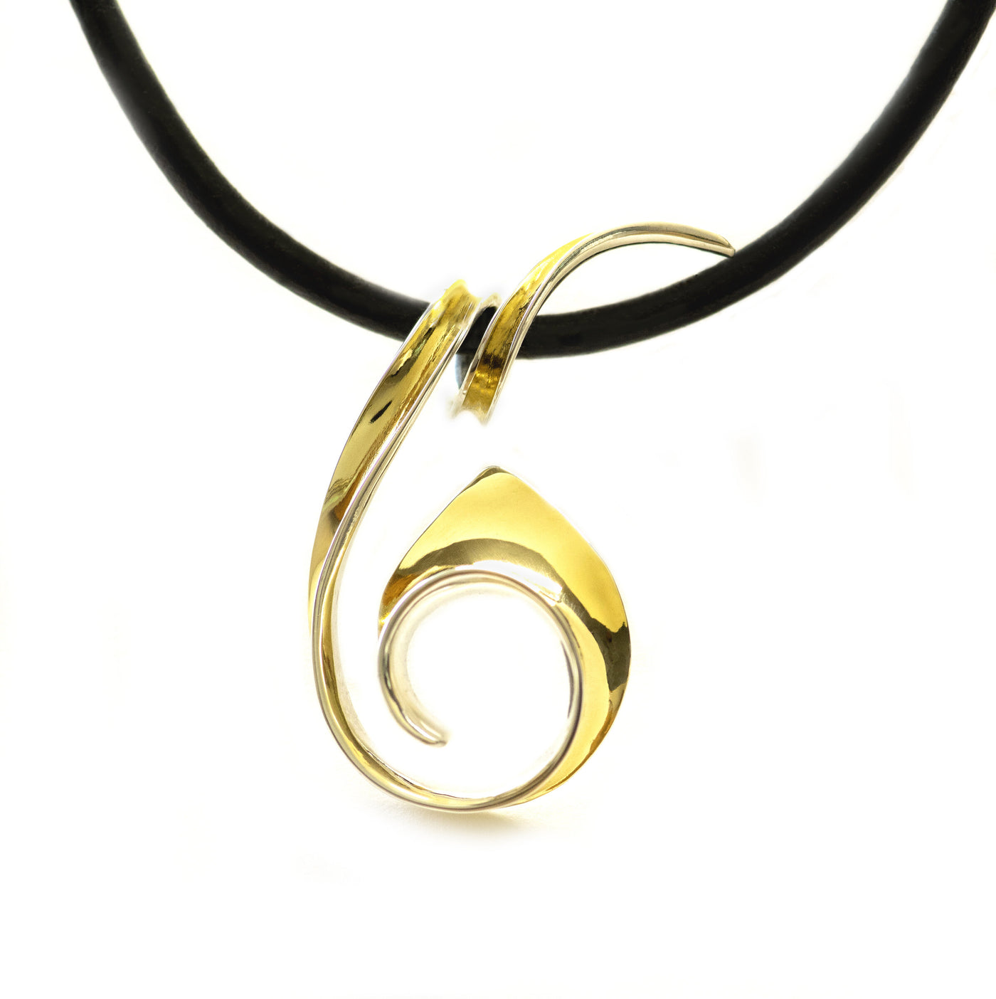 Flared Spiral Pendant