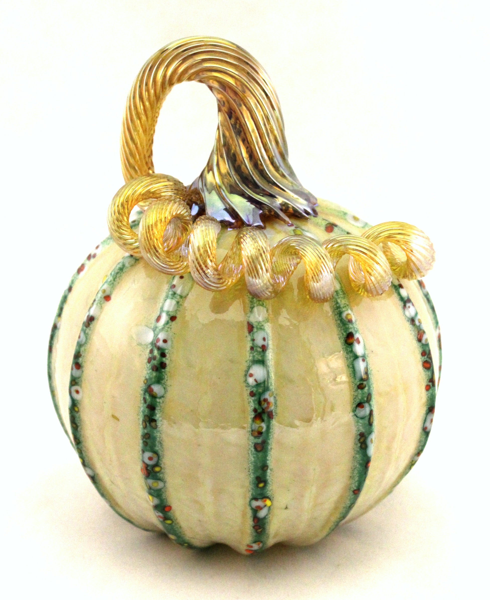 Saffron and Green Stripe Gourds