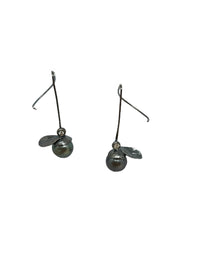 Silver Tahitian Cherry Earrings