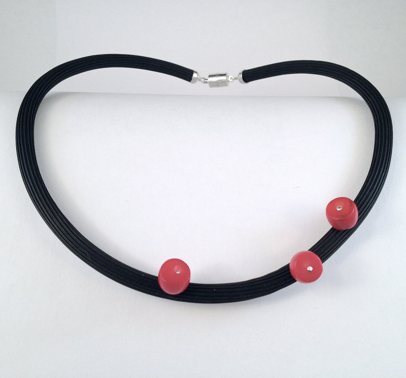Coral Trio Necklace