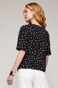 Black/White Orbit Dot