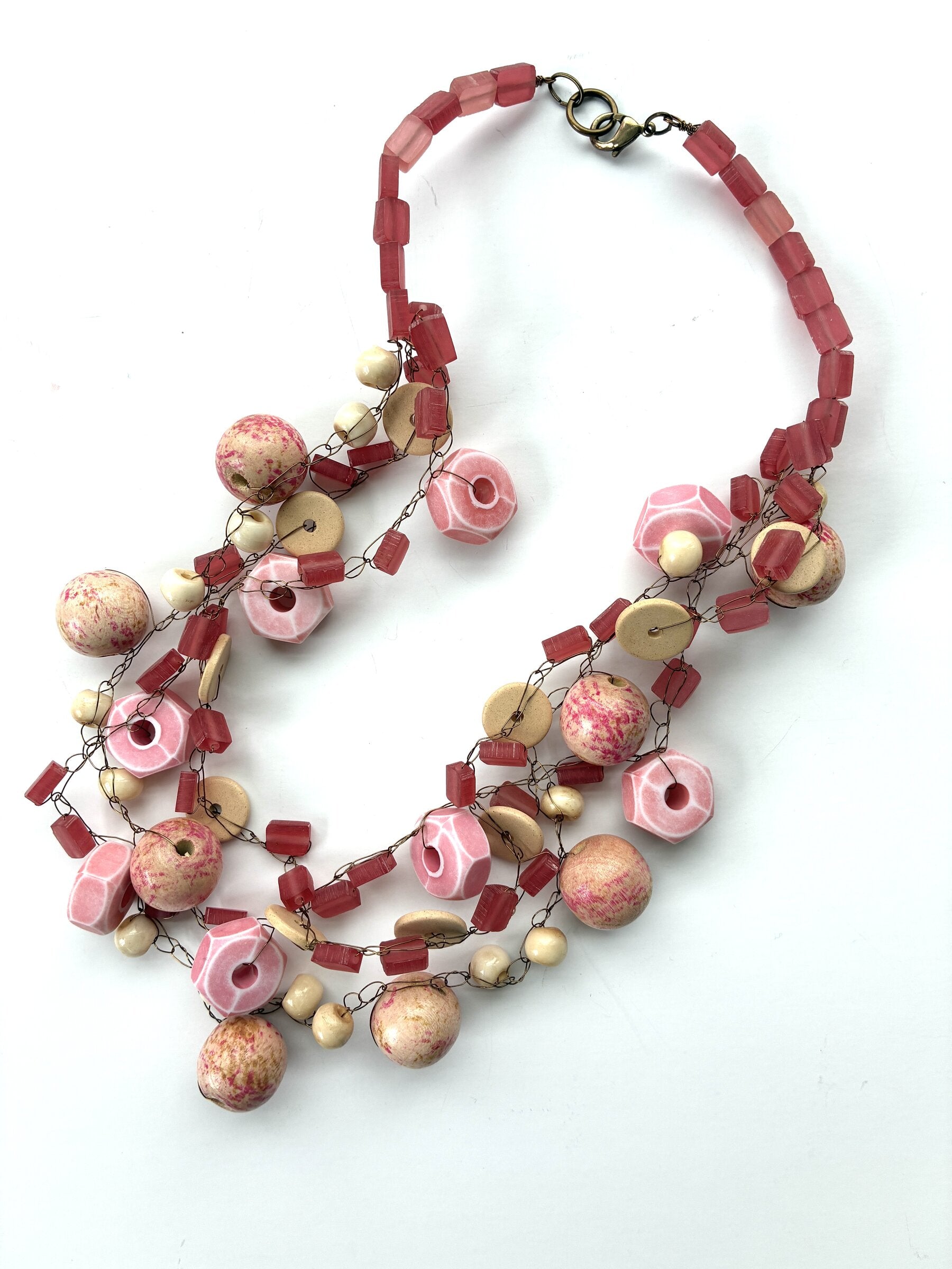 Chunky Pink Necklace