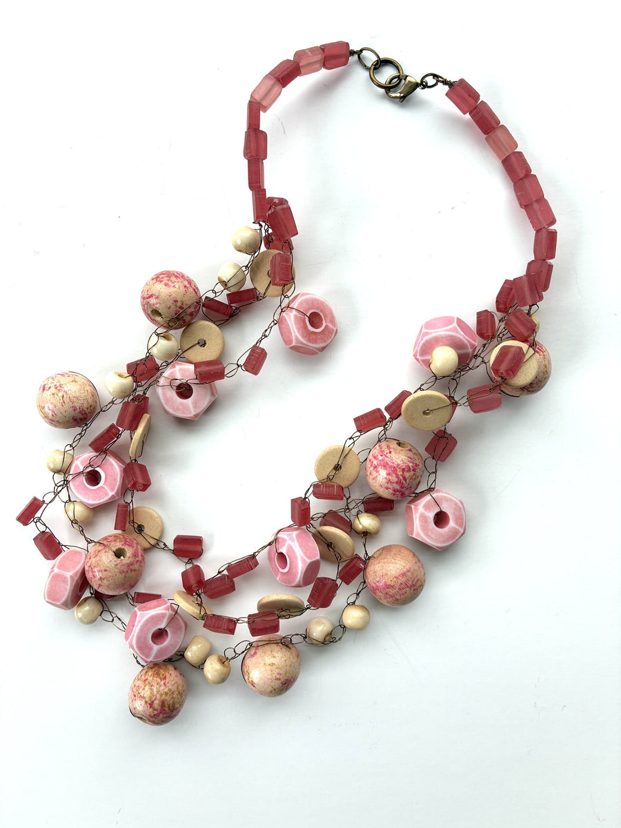 Chunky Pink Necklace