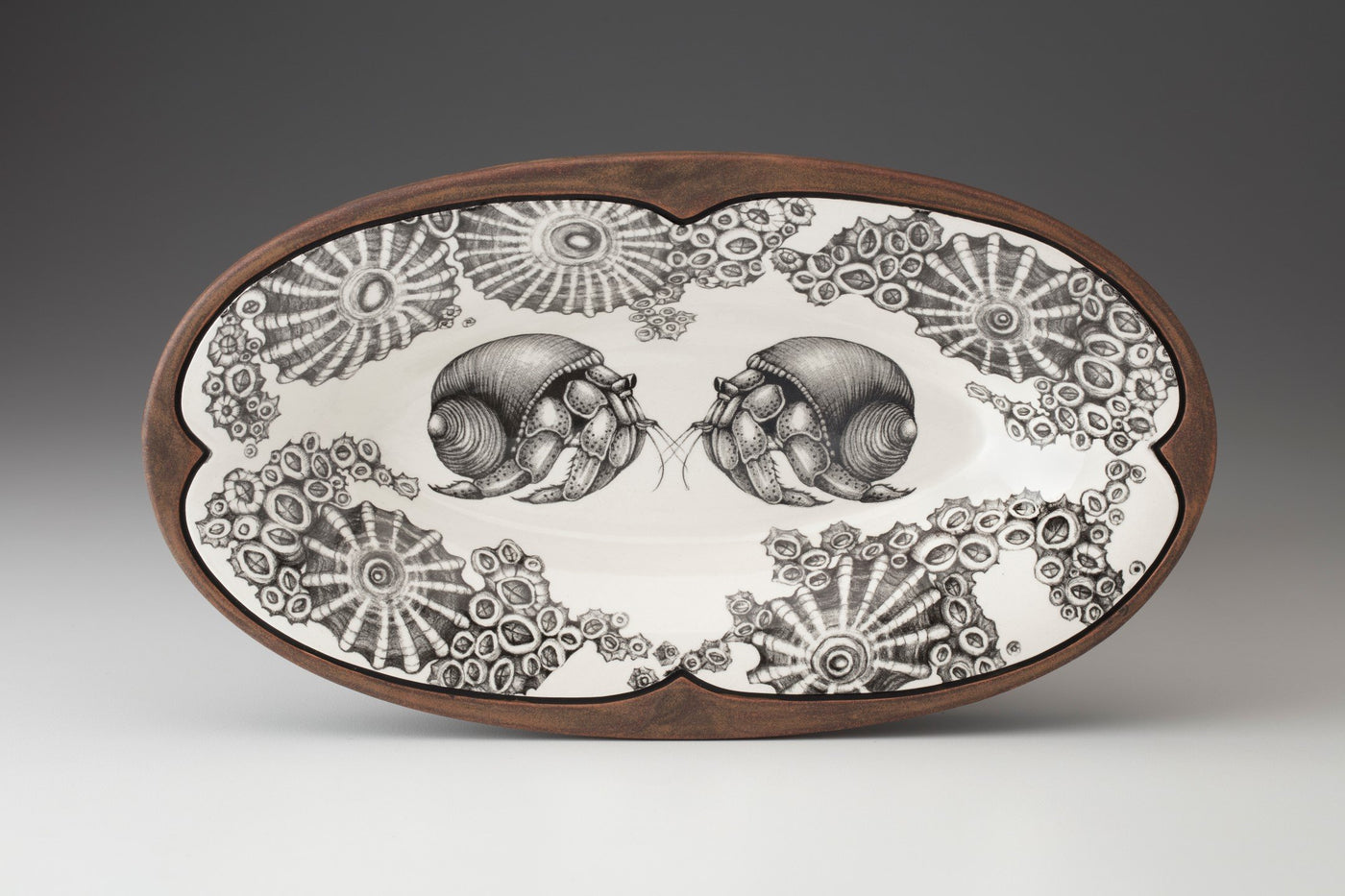 Oblong Serving Platter: Hermit Crab