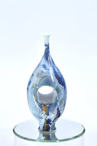 Waterfall Blue Miniature Vessel II