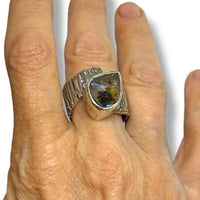 Lichen & Bark Statement Ring
