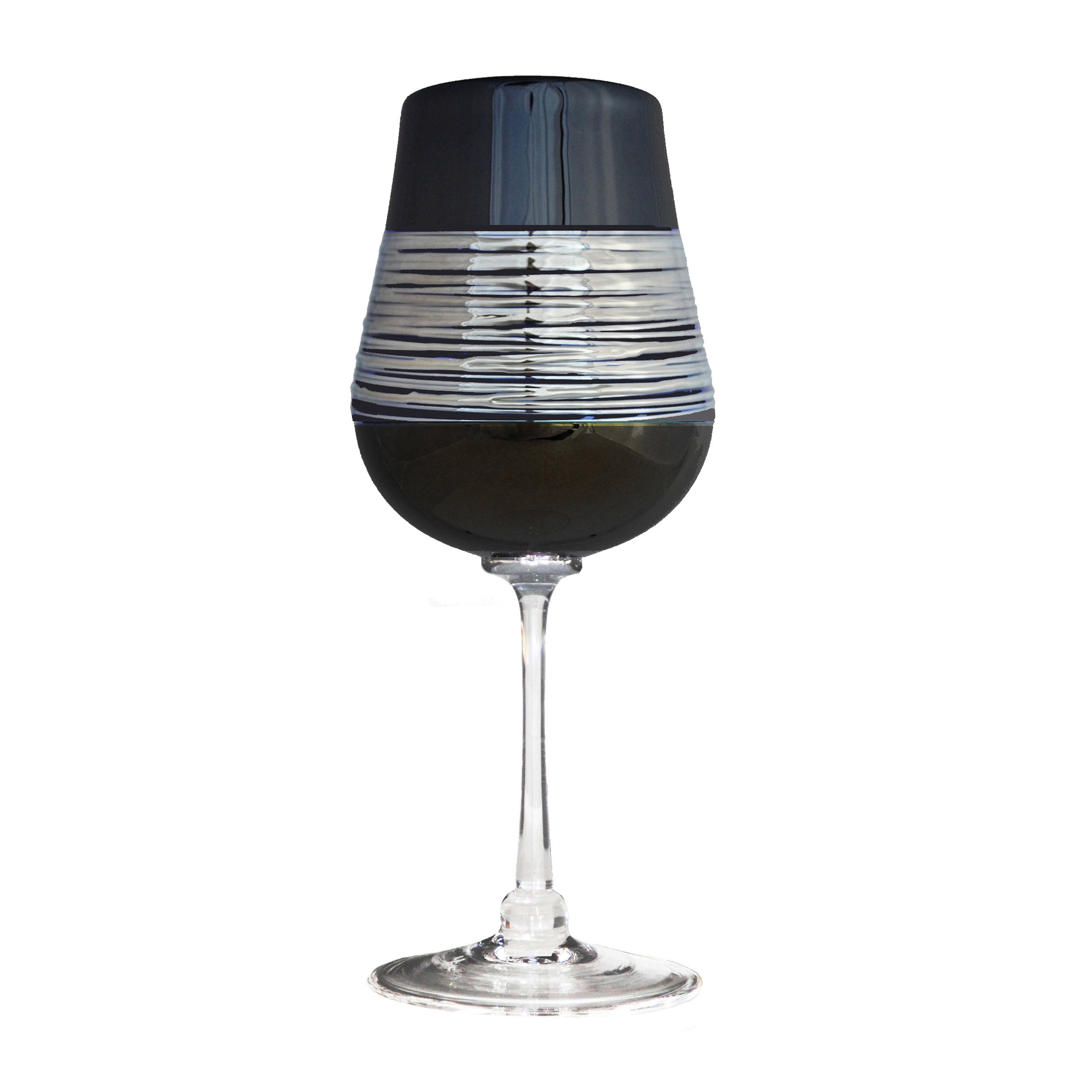 Black, white wine