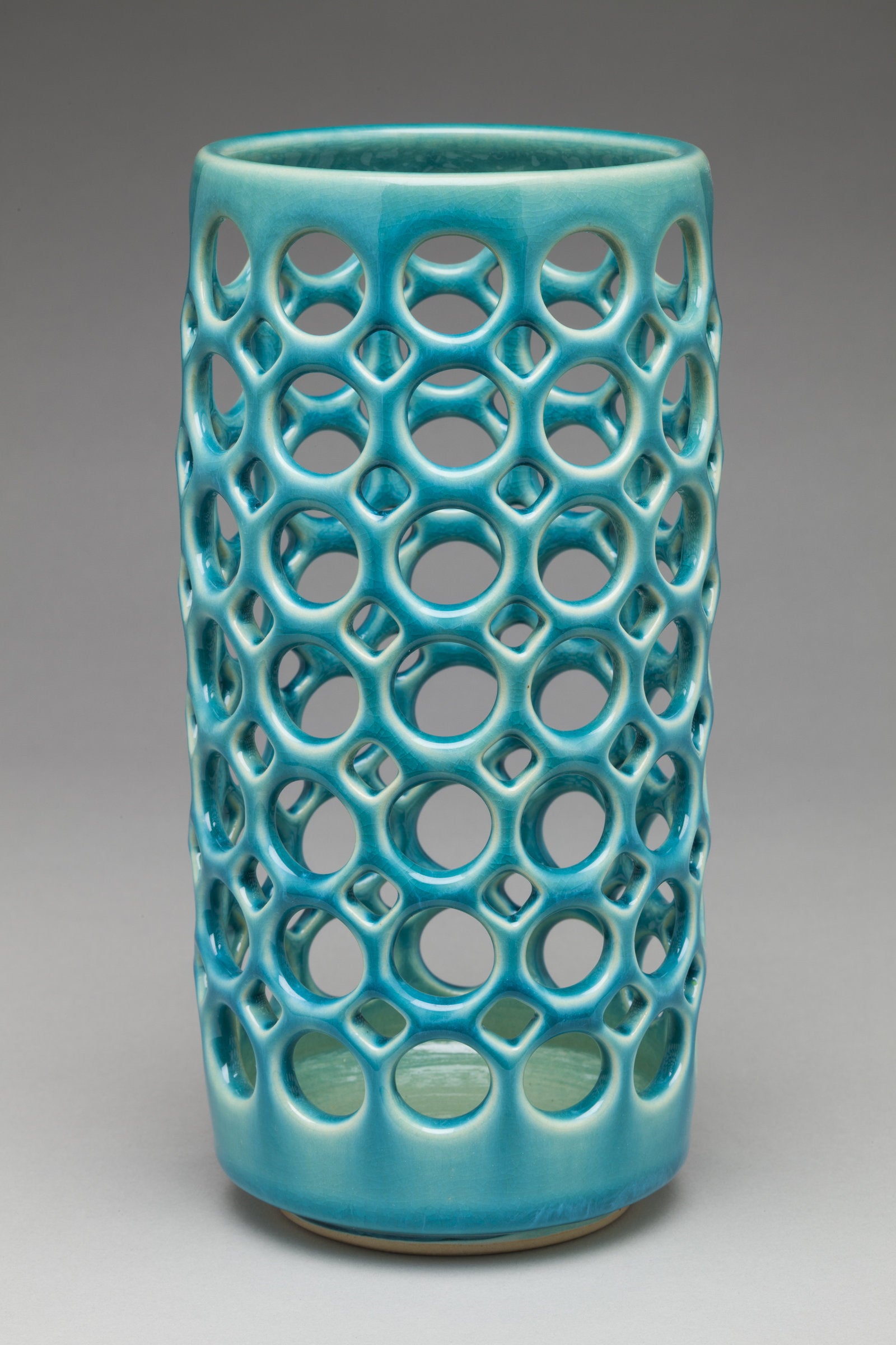 Lacy Cylinder in Turquoise