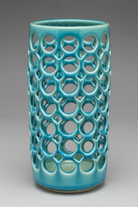 Lacy Cylinder in Turquoise
