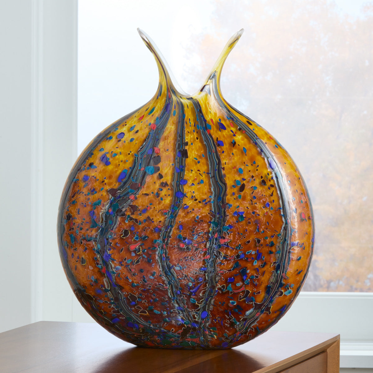 Wild Honey Reactive Series Flat Vase