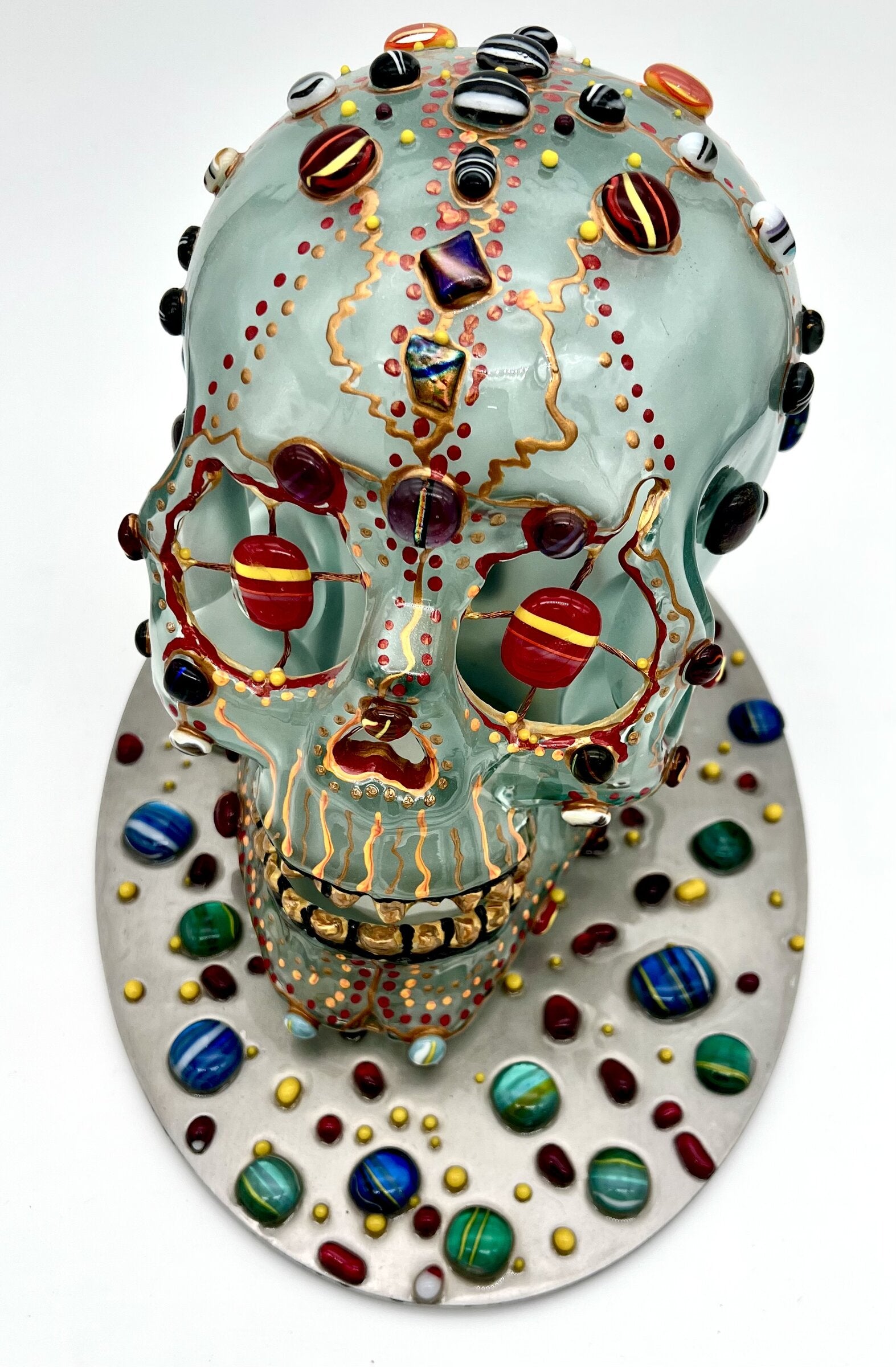 Glass Beaded Skull