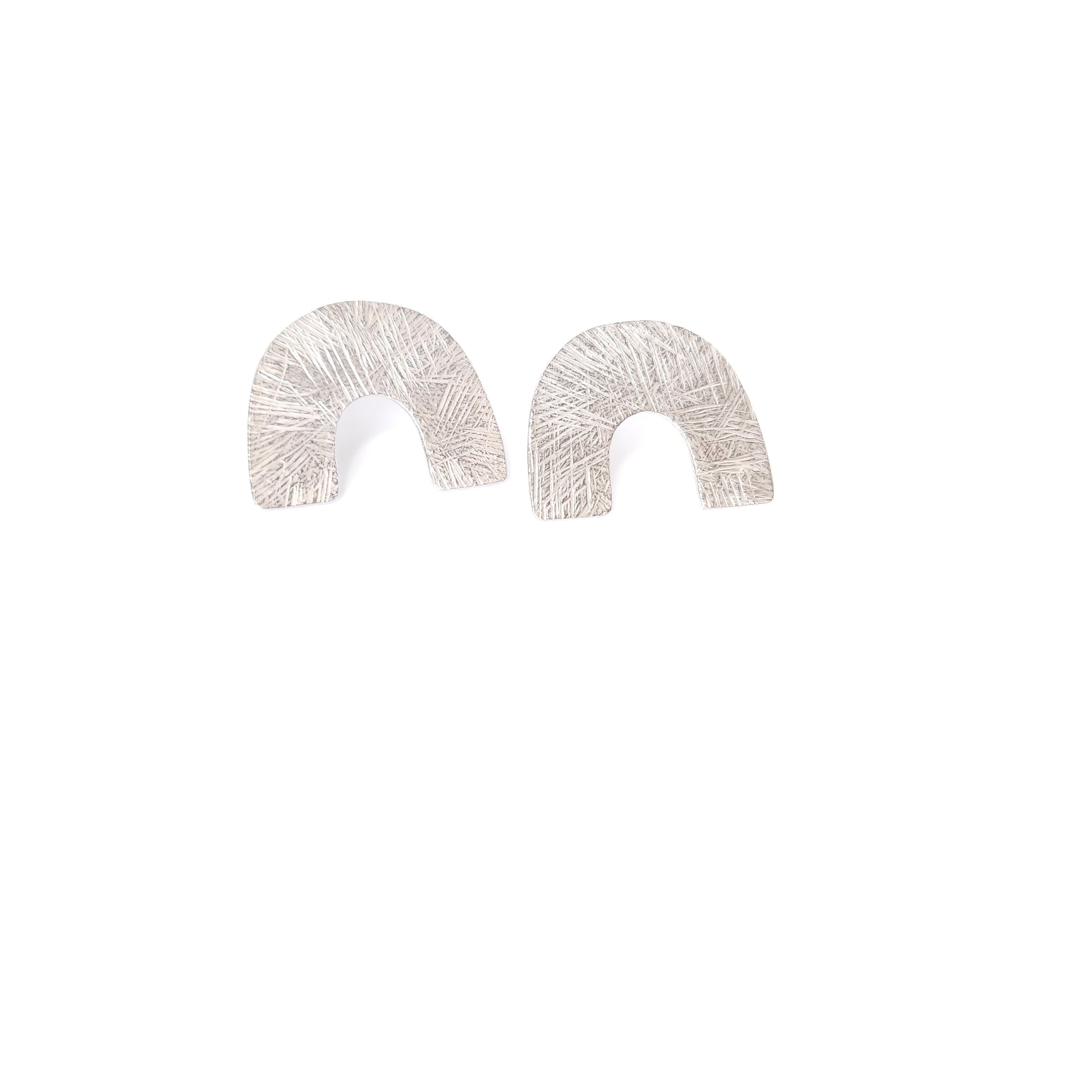 Carved Arch Post Earrings