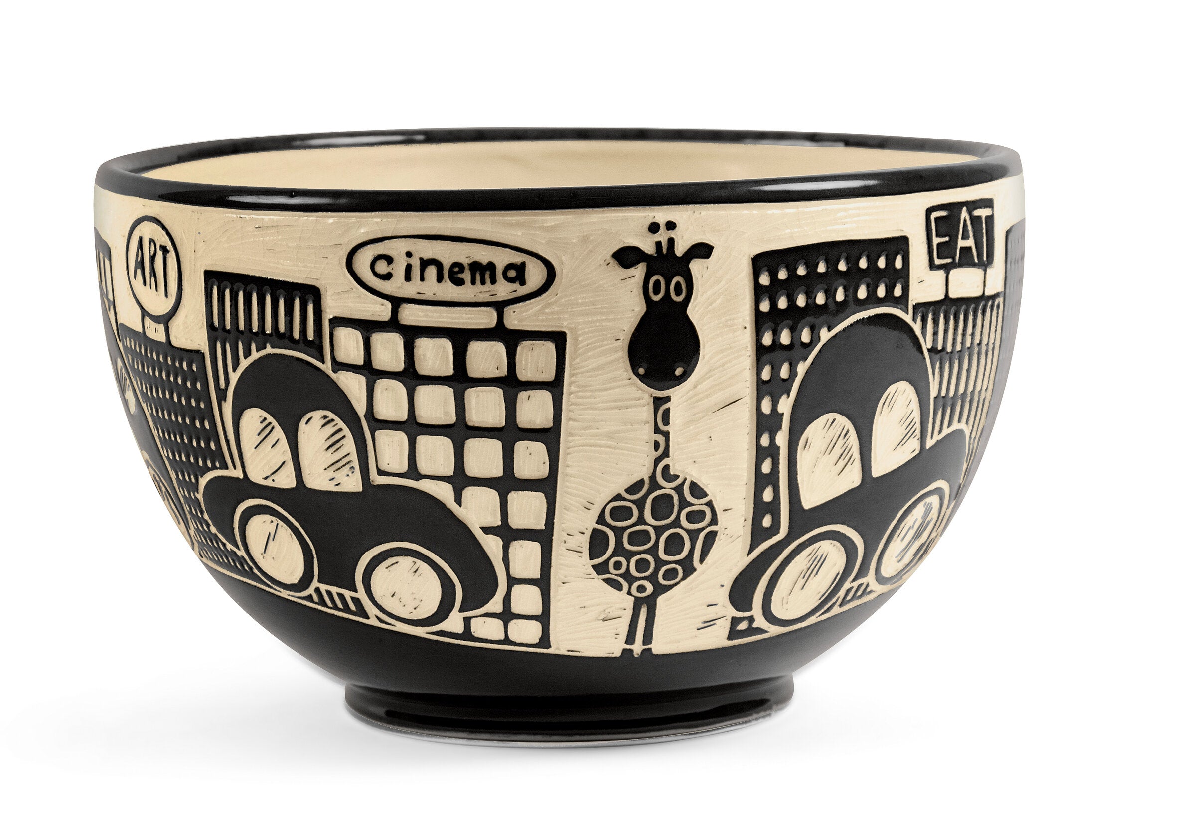 Large Giraffe in the City Bowl