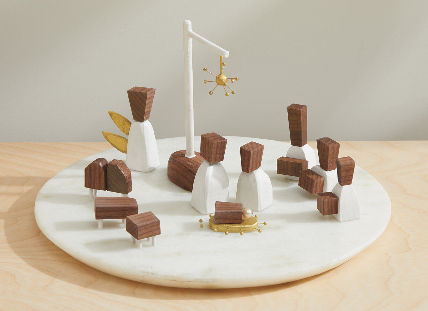 Modern Nativity Set