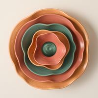 Autumn Wave Platter Set
