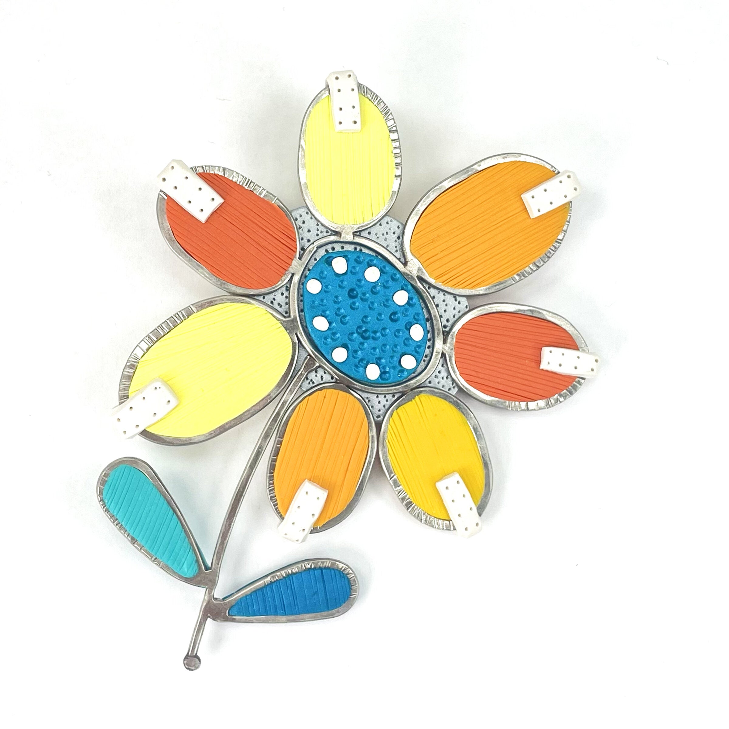 Yellow Summer Blossom Pin