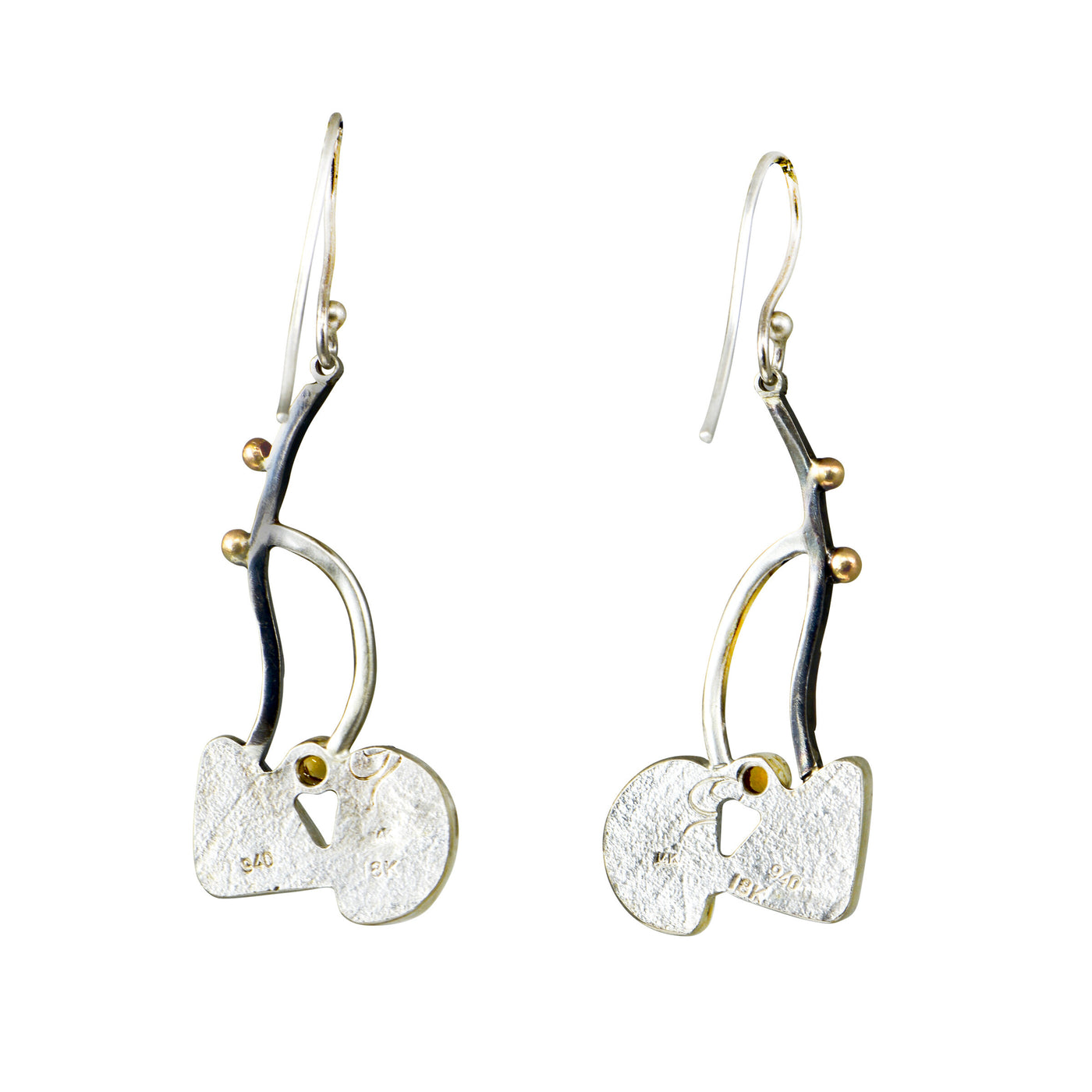 Blues & Blacks Plunge Earrings
