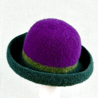 Striped Felt Hat