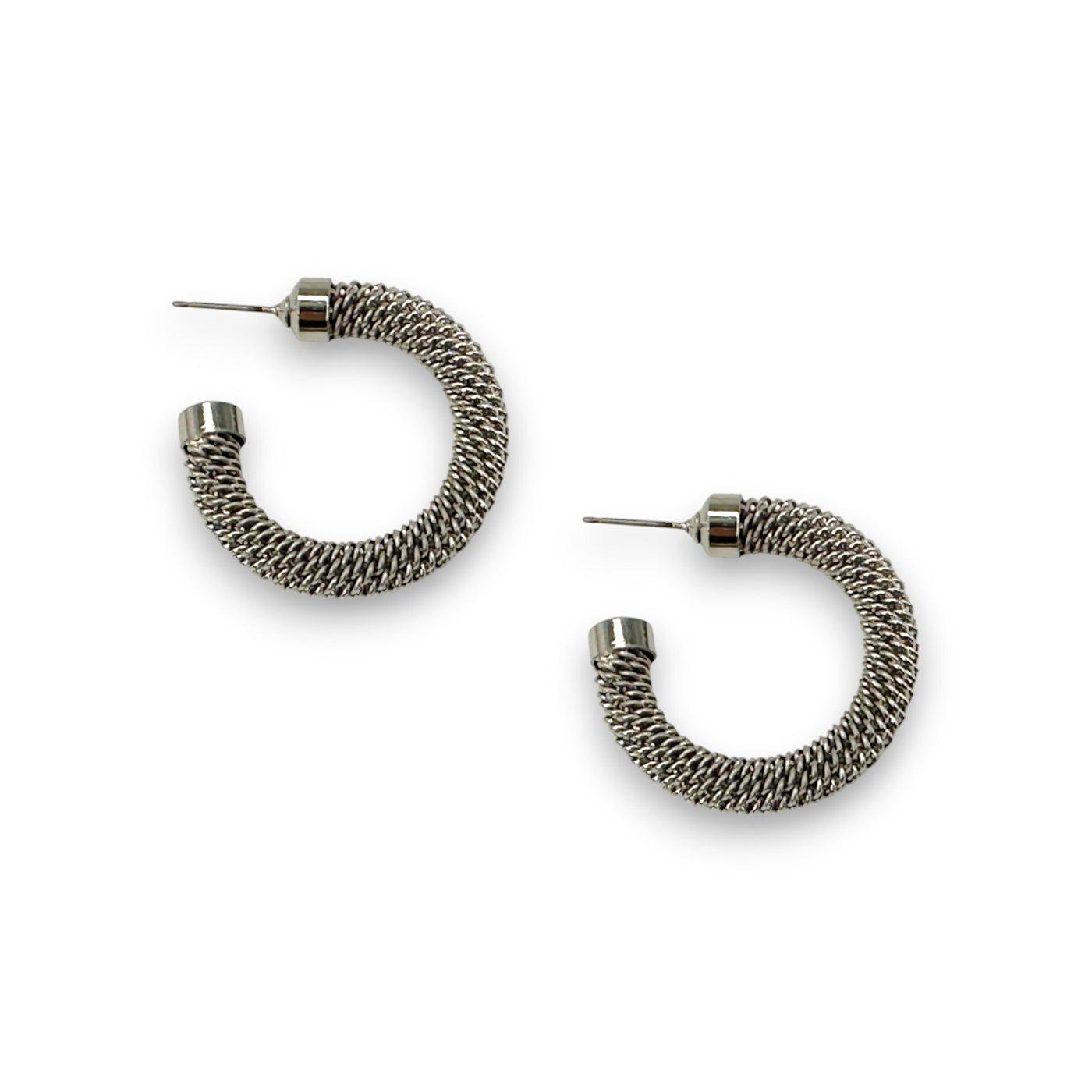 Rhodium-Plated, Small
