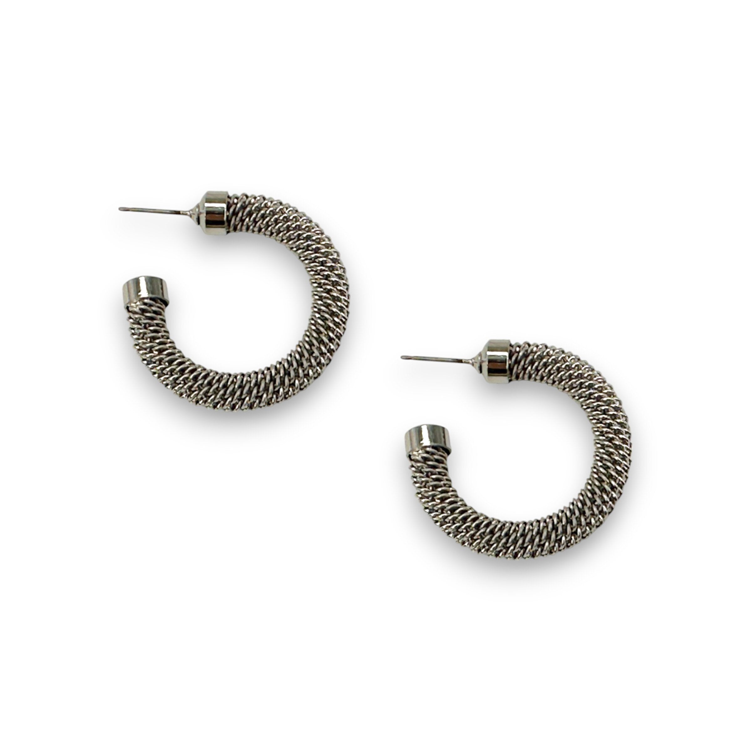 Rhodium-Plated, Small