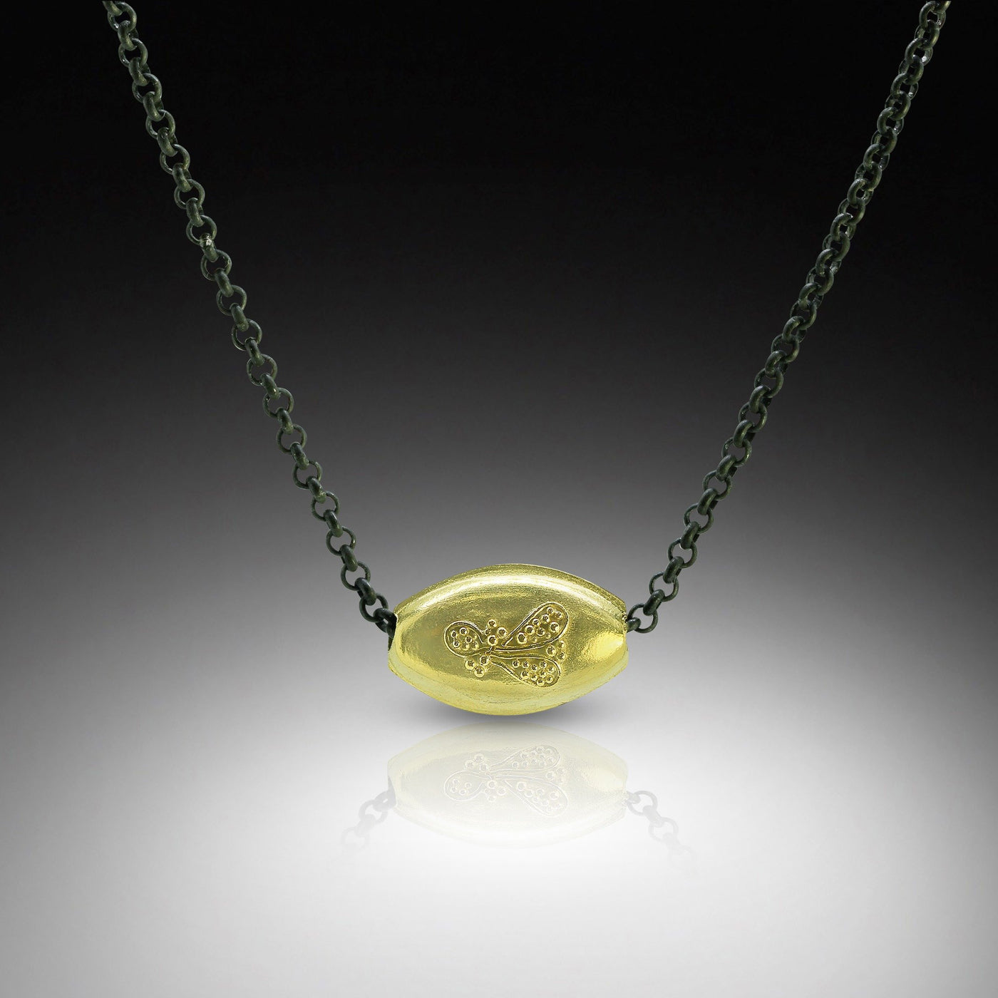 Floating Petal Bead Necklace