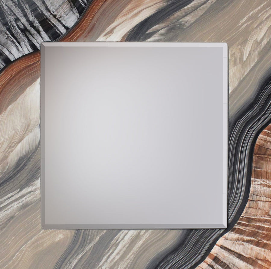 Carrara Square Painted Mirror