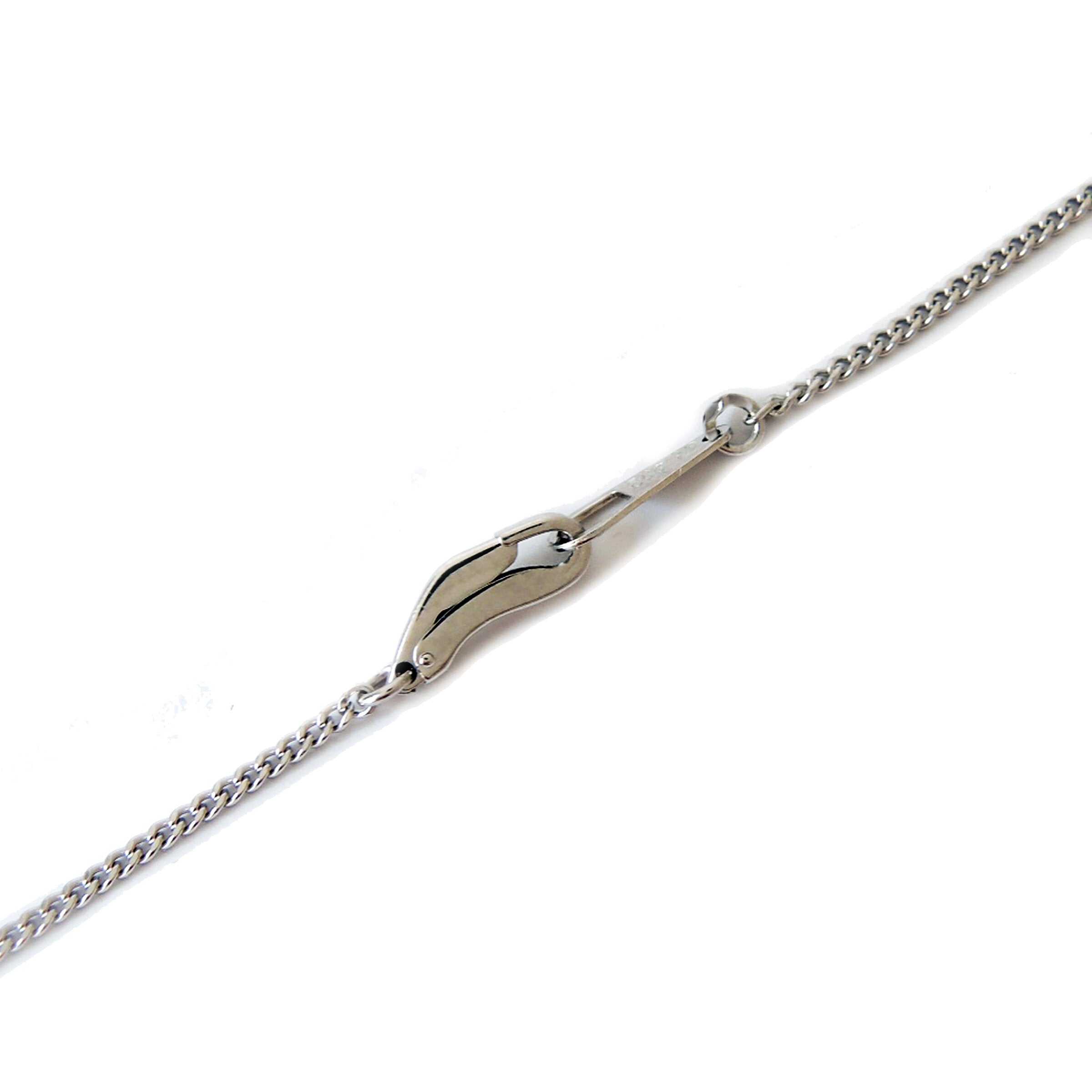 Blue-Green Sapphire Simplicity Pendant