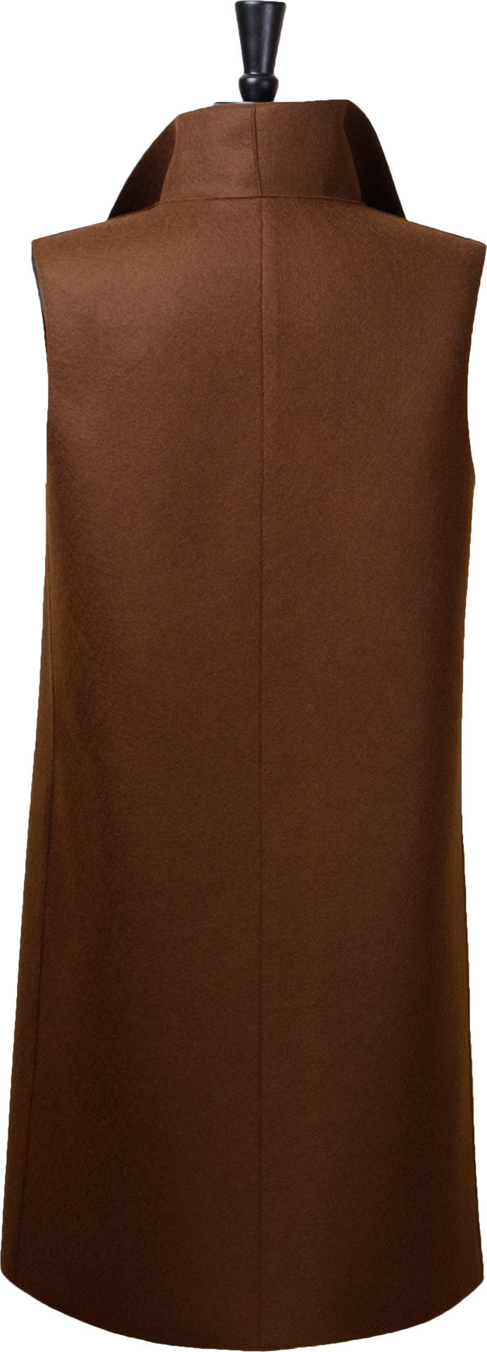 brown, back view