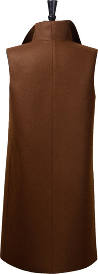 brown, back view