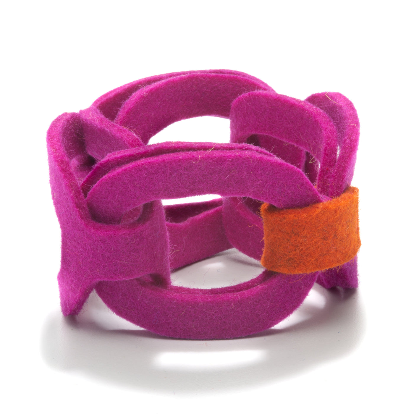 Magenta with Orange Tab