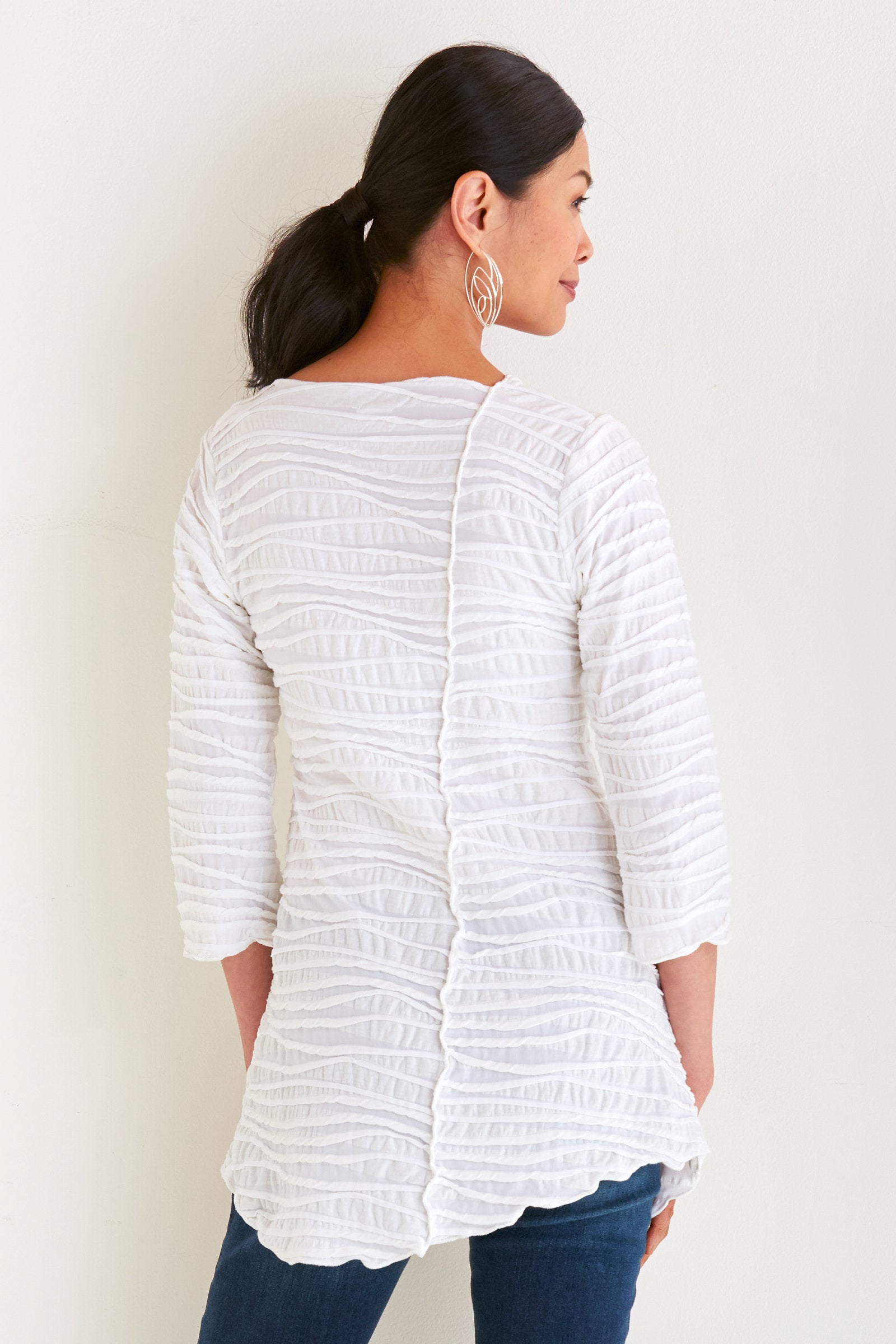 white, back view