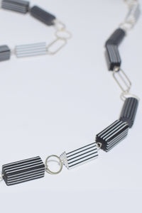 Striped Shapes Necklace
