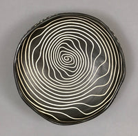 Double Spiral Wall Bowl