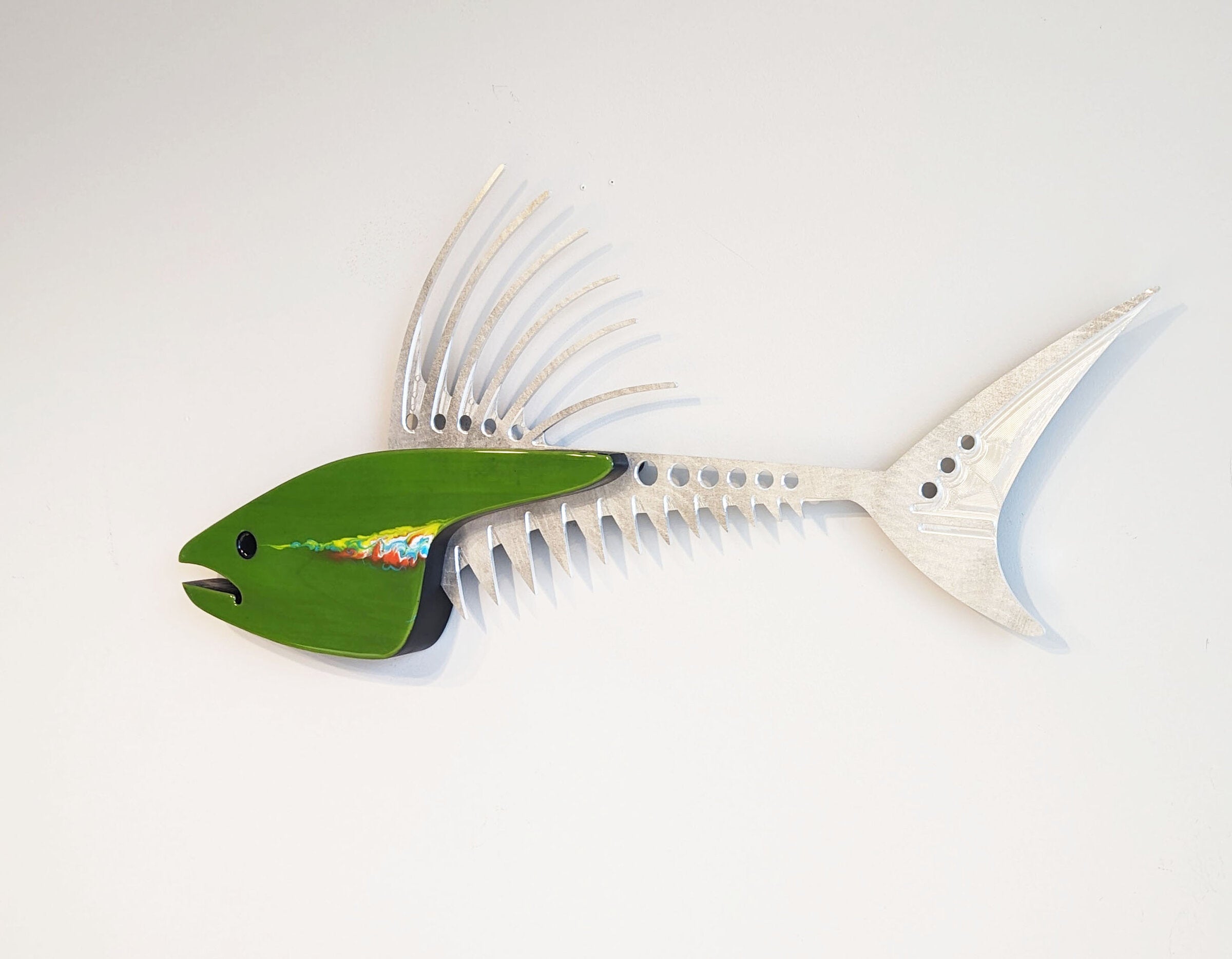 Roosterfish Tropical Green with Wave Flash