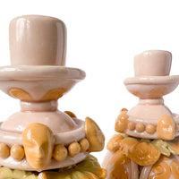 Pink Petticoat Candleholders