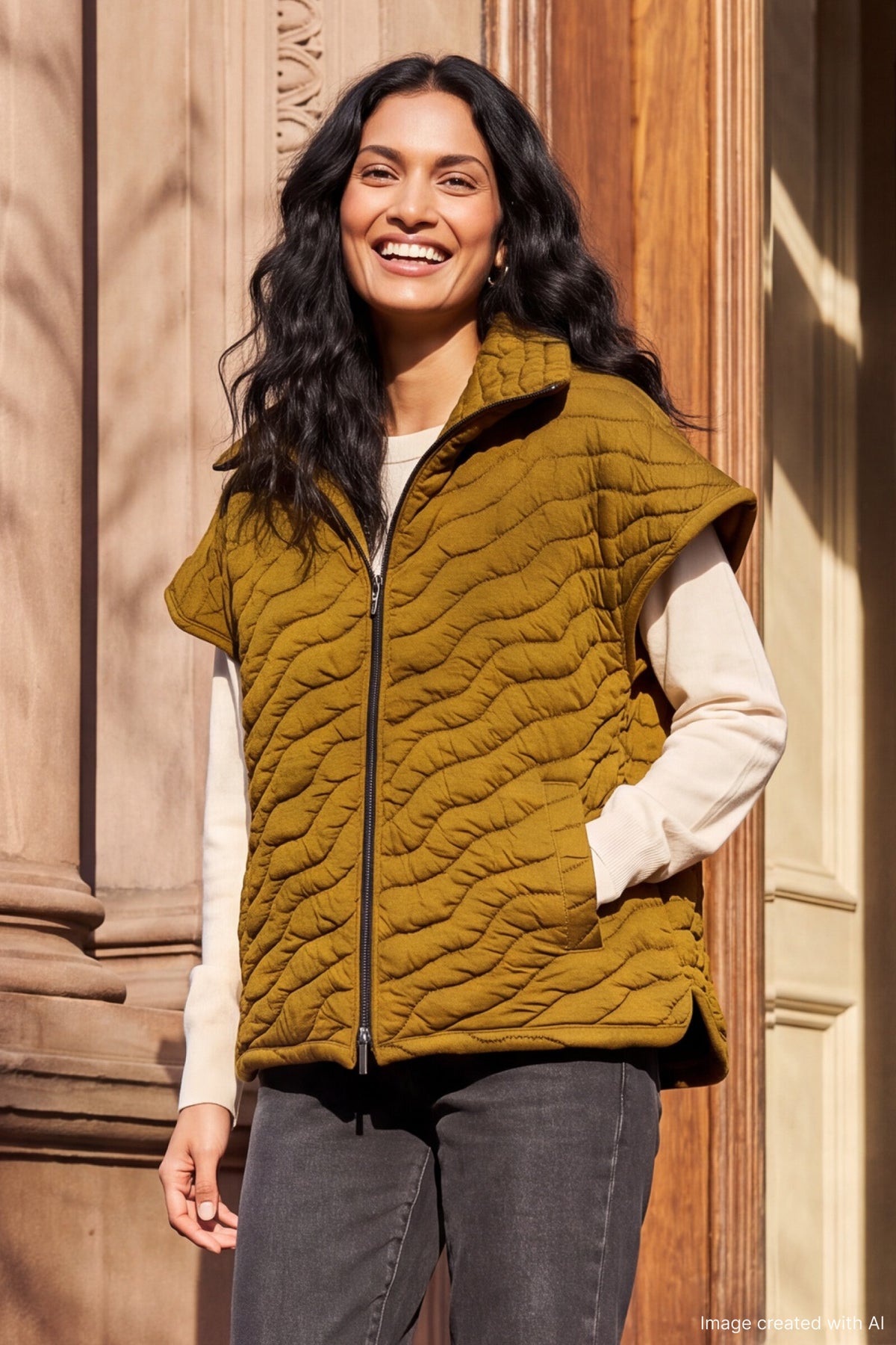 Quilted Brooke Vest